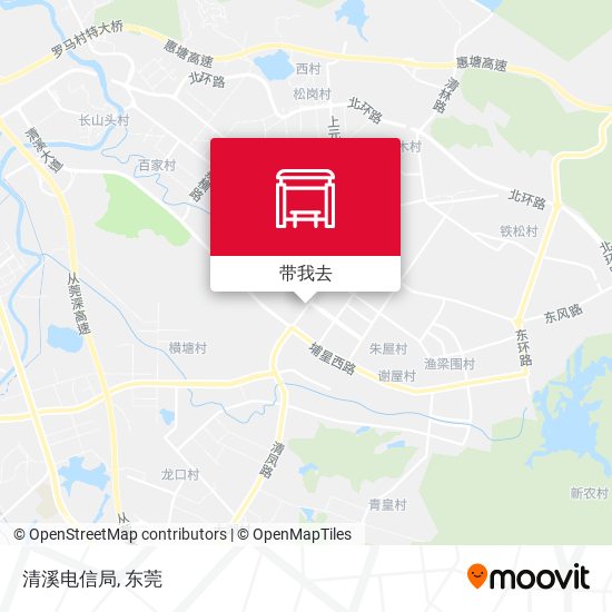 清溪电信局地图