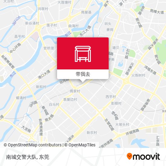南城交警大队地图