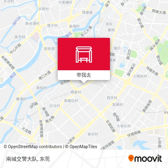 南城交警大队地图