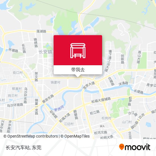长安汽车站地图
