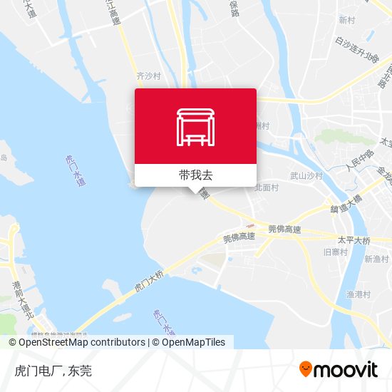 虎门电厂地图