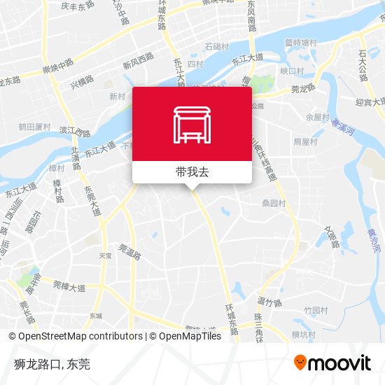 狮龙路口地图
