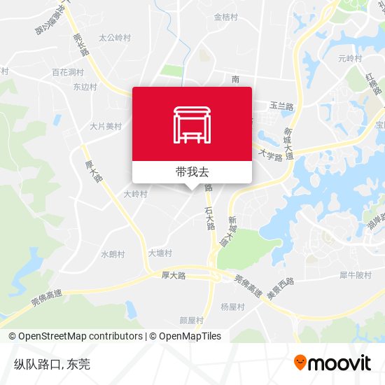 纵队路口地图