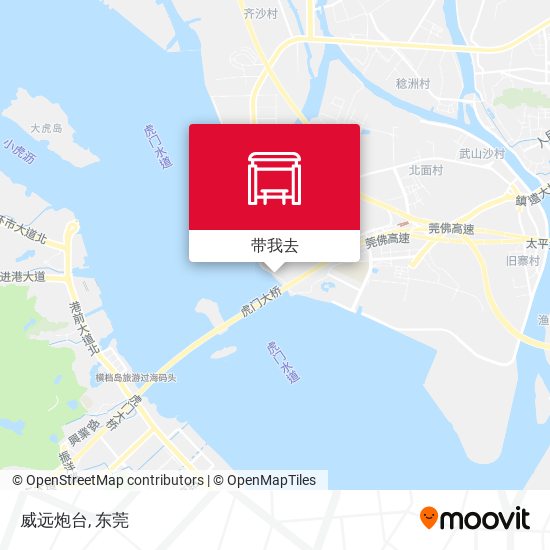 威远炮台地图