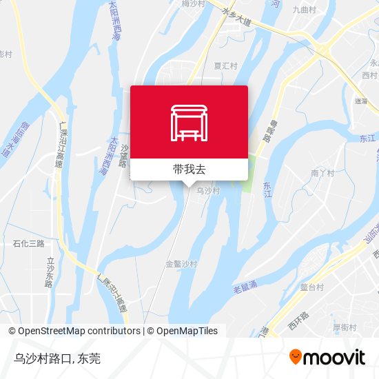 乌沙村路口地图