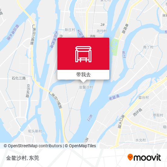 金鳌沙村地图