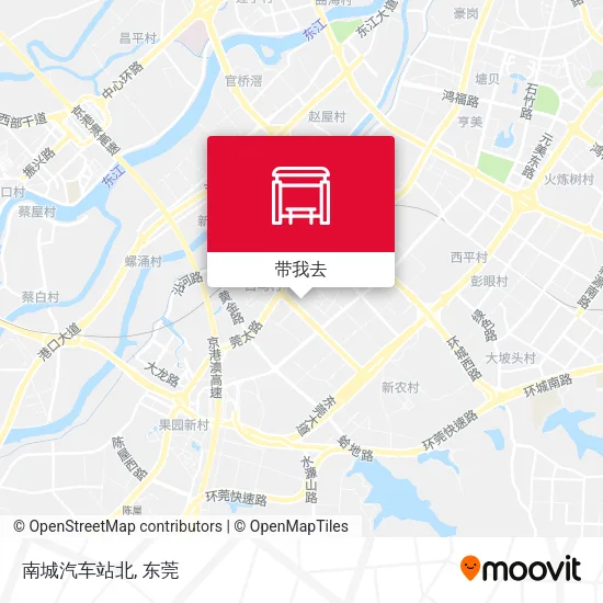 南城汽车站北地图