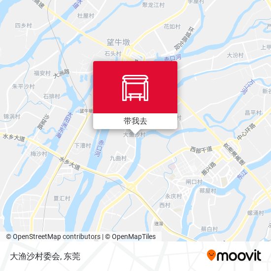 大渔沙村委会地图