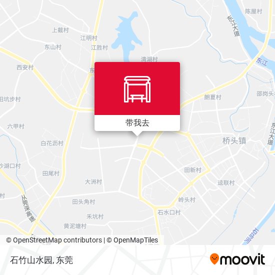 石竹山水园地图