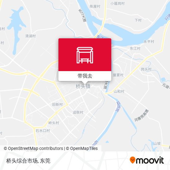 桥头综合市场地图