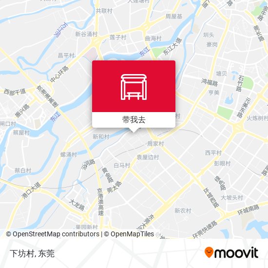 下坊村地图