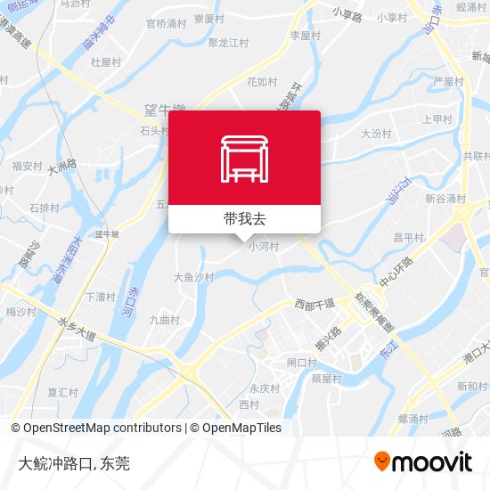 大鲩冲路口地图