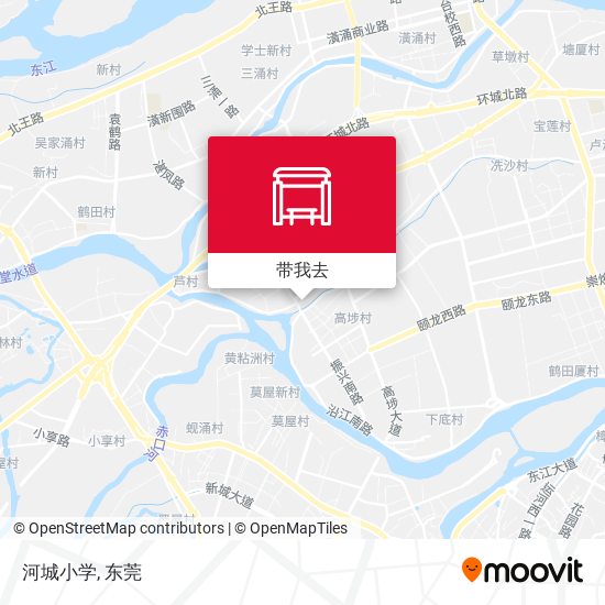 河城小学地图