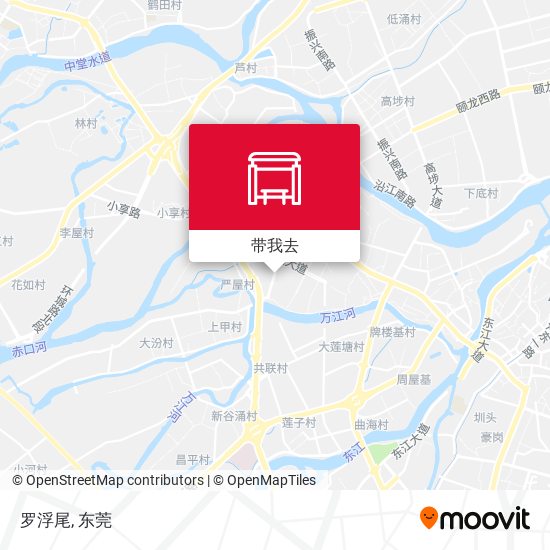 罗浮尾地图