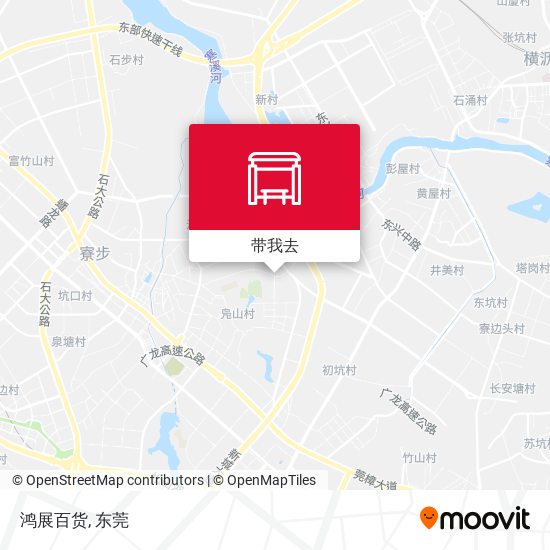 鸿展百货地图