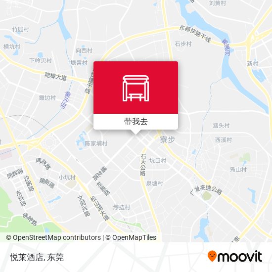 悦莱酒店地图