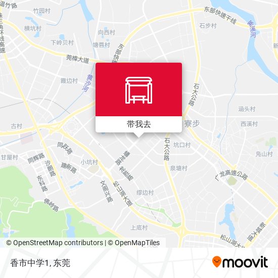 香市中学1地图