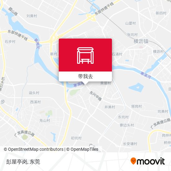 彭屋亭岗地图