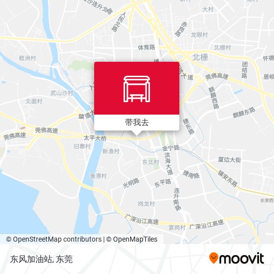 东风加油站地图