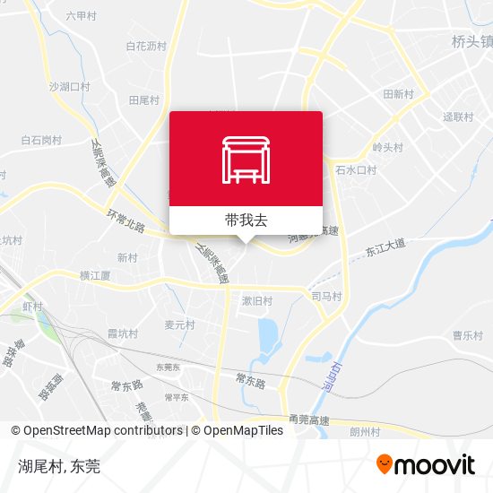 湖尾村地图