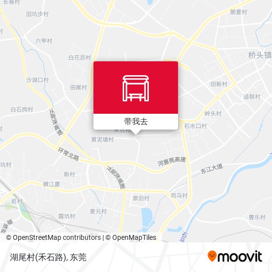 湖尾村(禾石路)地图
