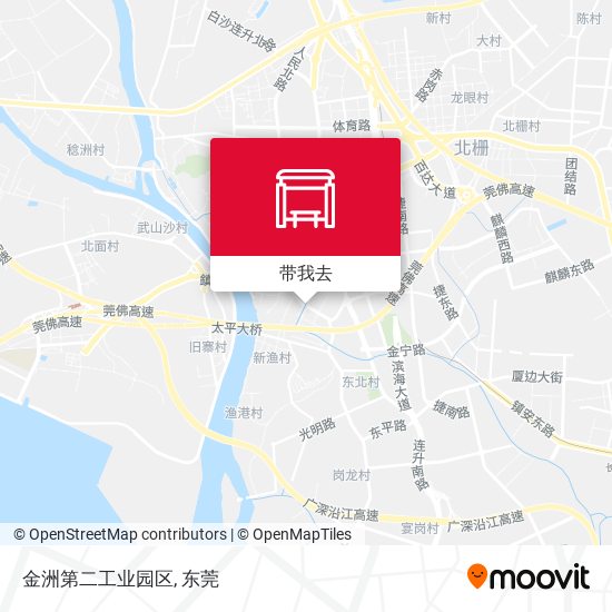 金洲第二工业园区地图