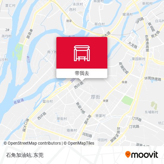 石角加油站地图