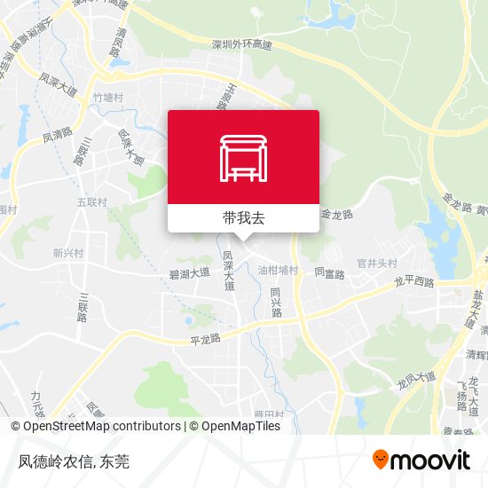 凤德岭农信地图
