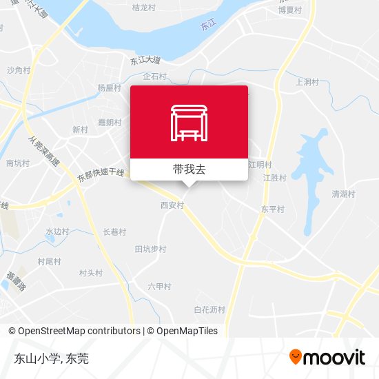 东山小学地图