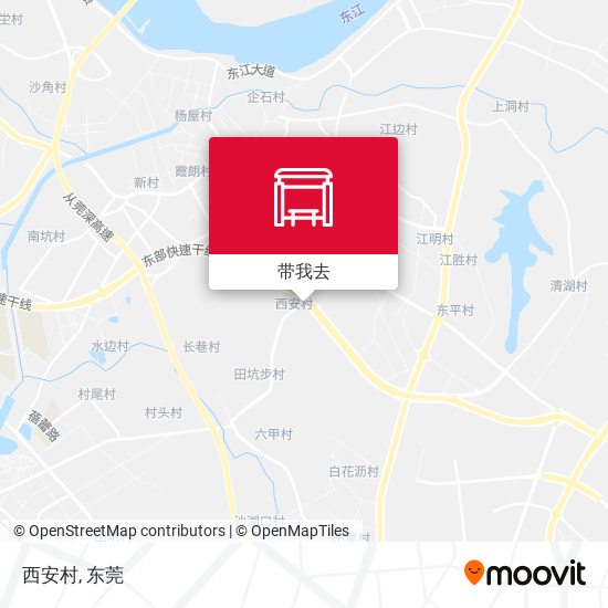 西安村地图