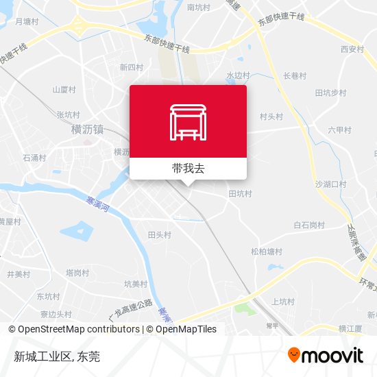 新城工业区地图