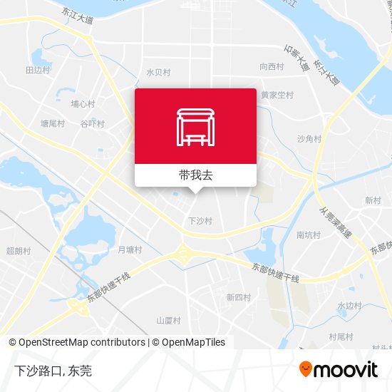 下沙路口地图