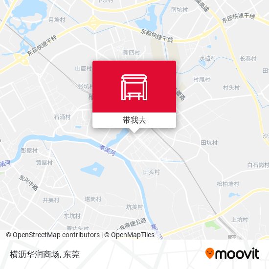 横沥华润商场地图