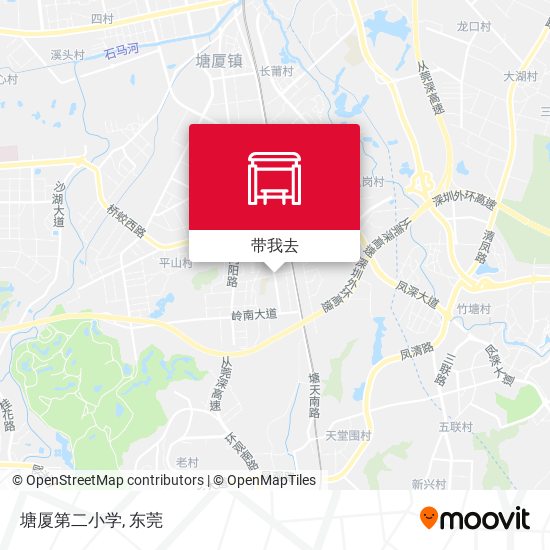塘厦第二小学地图