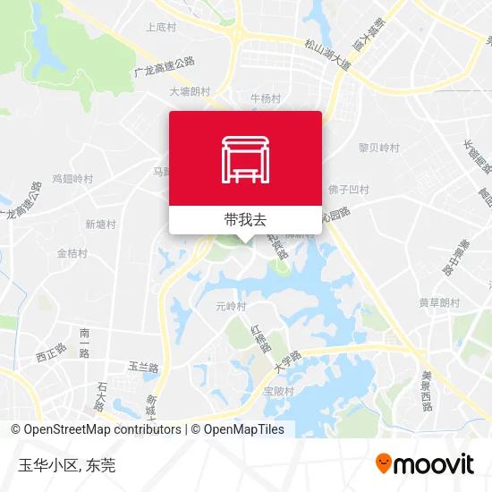 玉华小区地图