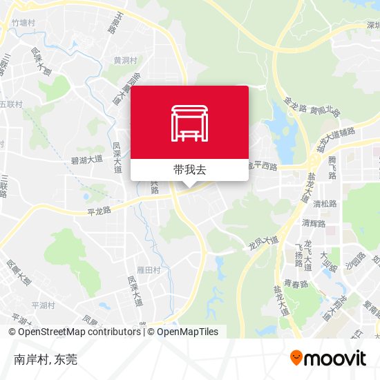 南岸村地图