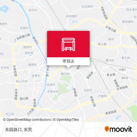 东园路口地图