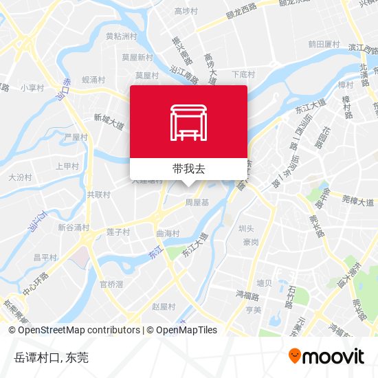 岳谭村口地图