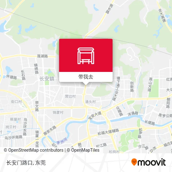 长安门路口地图