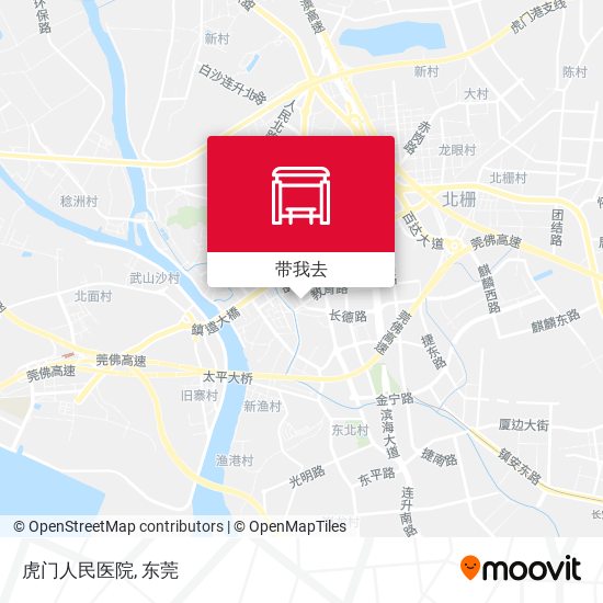 虎门人民医院地图
