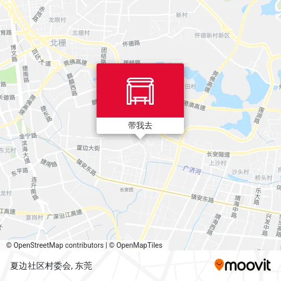 夏边社区村委会地图