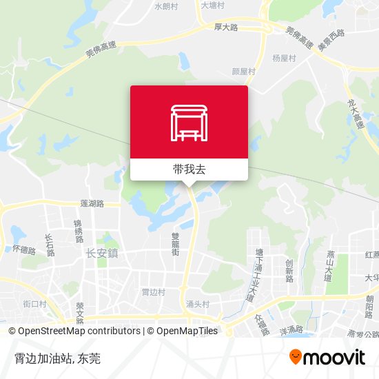 霄边加油站地图