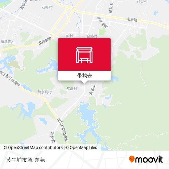 黄牛埔市场地图