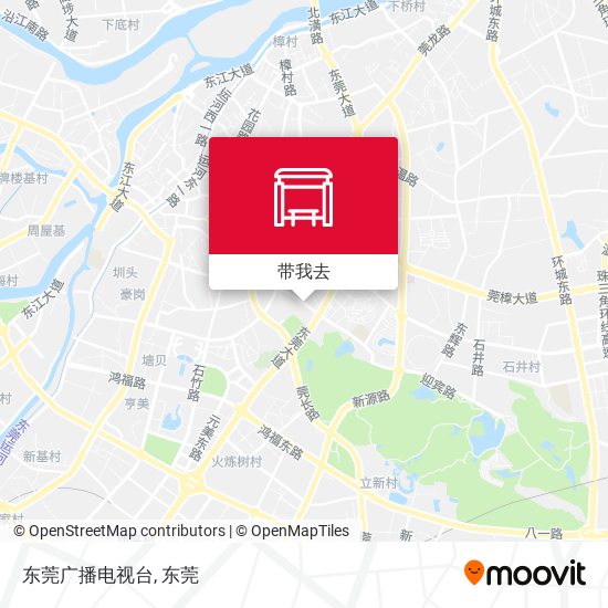 东莞广播电视台地图