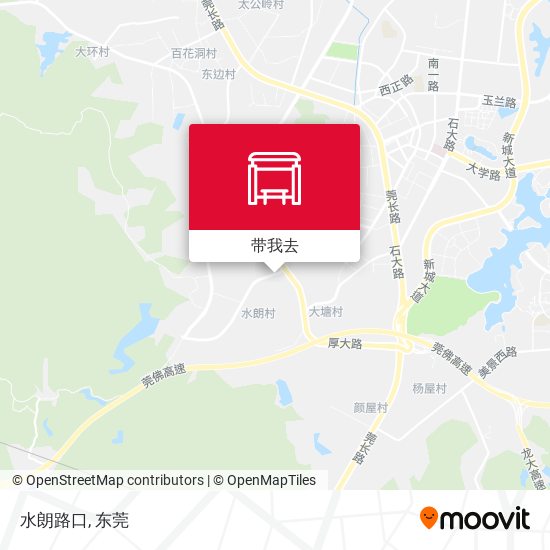 水朗路口地图
