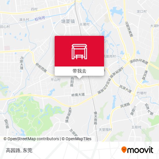 高园路地图