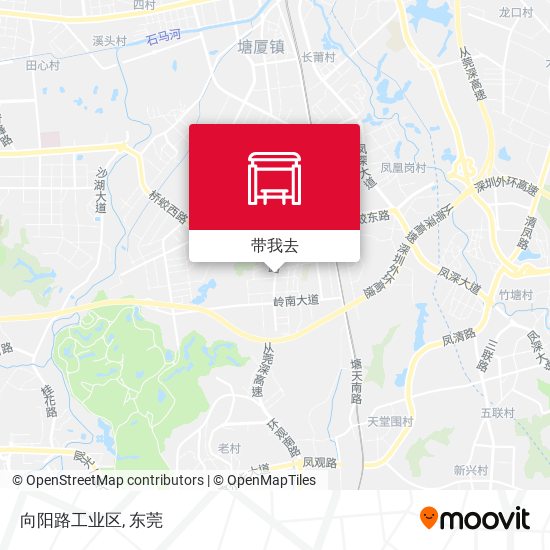 向阳路工业区地图
