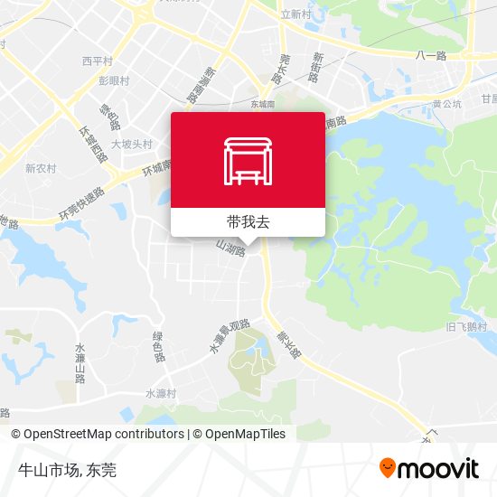 牛山市场地图