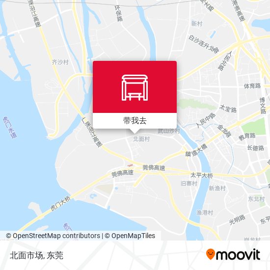 北面市场地图