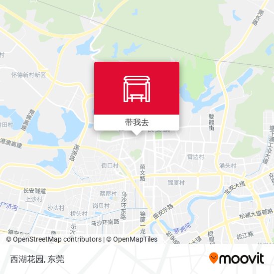 西湖花园地图
